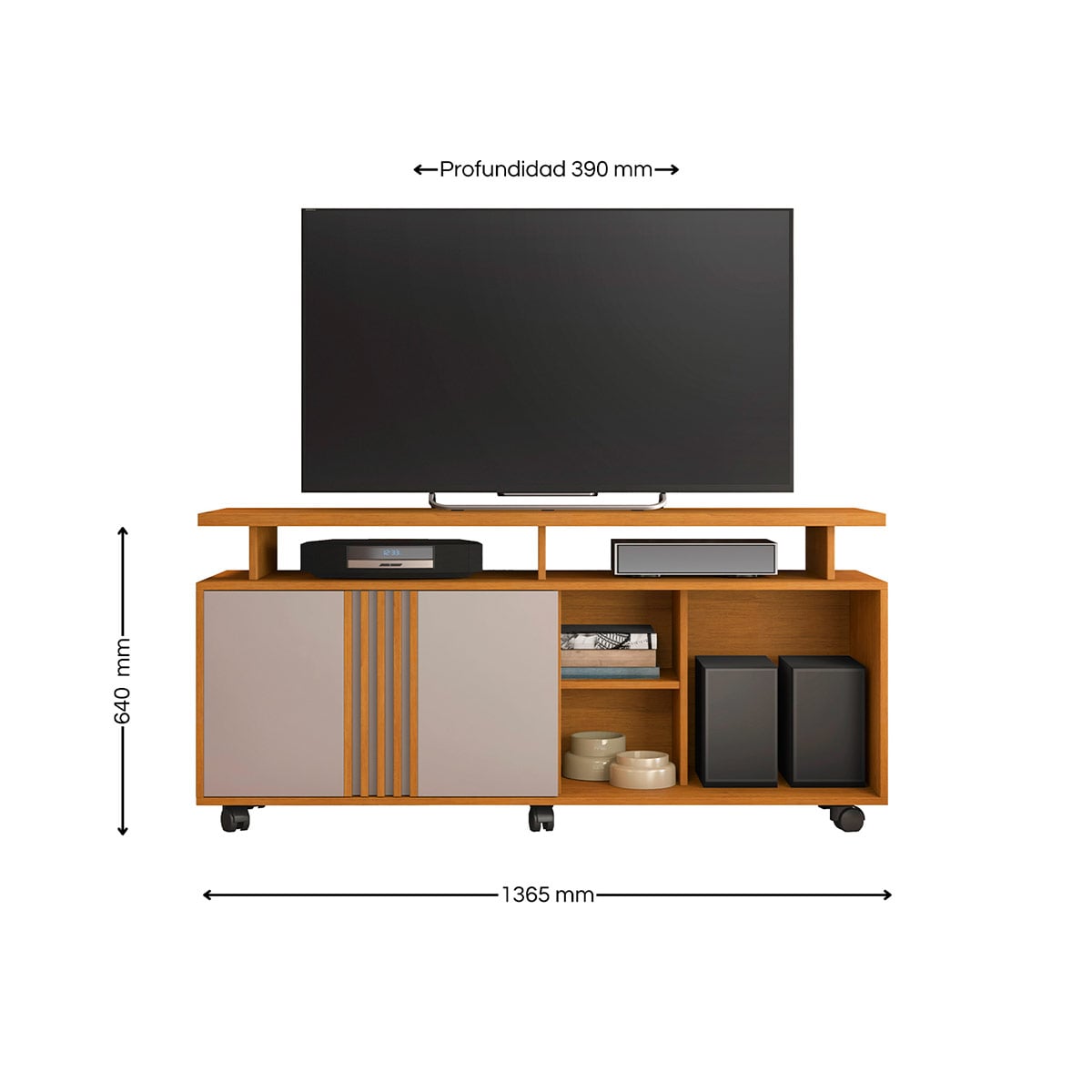 RACK TV DI PORETTI DESIGN HUMOR 55" - 3
