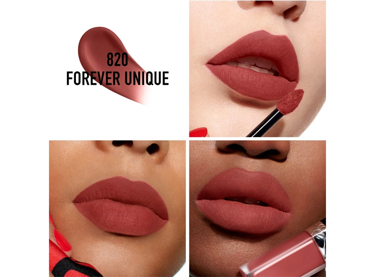 LABIAL DIOR ROUGE FOREVER LIQUID - 820 FOREVER UNIQUE - 2