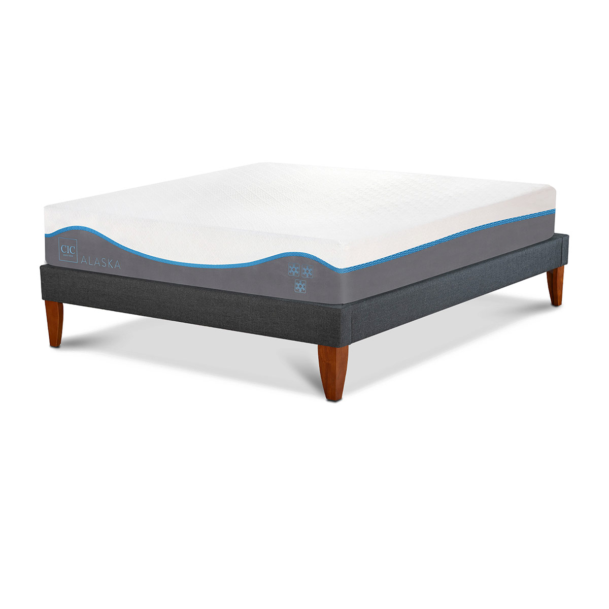 CAMA EUROPEA CIC ALASKA CURVE 2 PLAZAS - 2