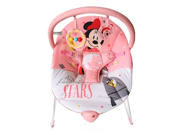SILLA NIDO VIBRACIÓN MINNIE MOUSE BARRA DE JUGUETES DISNEY - 2