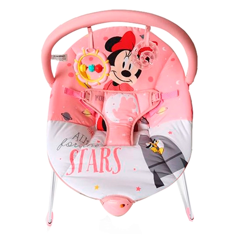 SILLA NIDO VIBRACIÓN MINNIE MOUSE BARRA DE JUGUETES DISNEY - 2