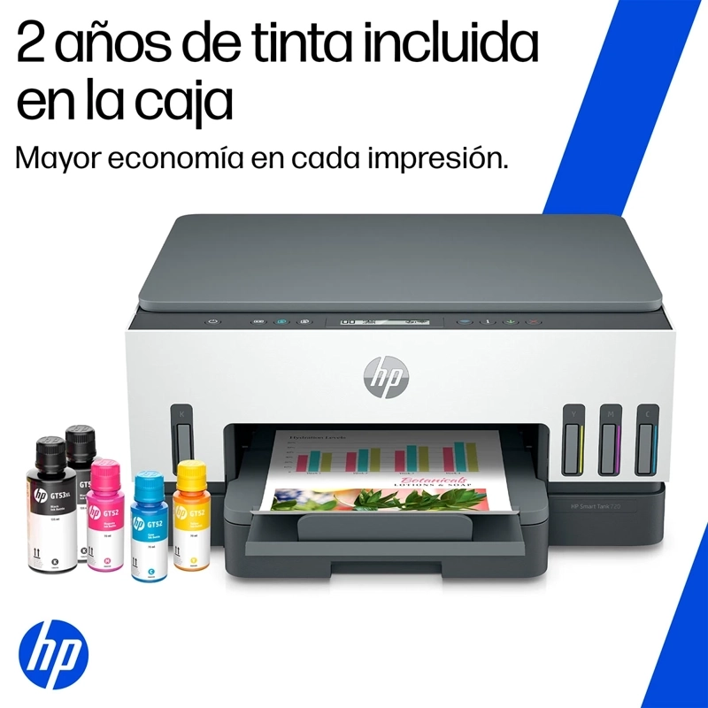 IMPRESORA MULTIFUNCIONAL HP SMART TANK 720 WIFI DUPLEX - 9
