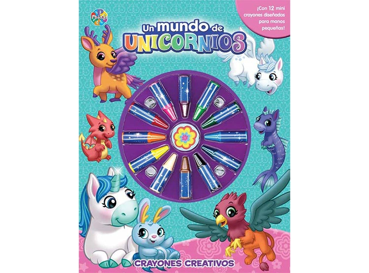 CRAYONES CREATIVOS UN MUNDO DE UNICORNIOS - 1