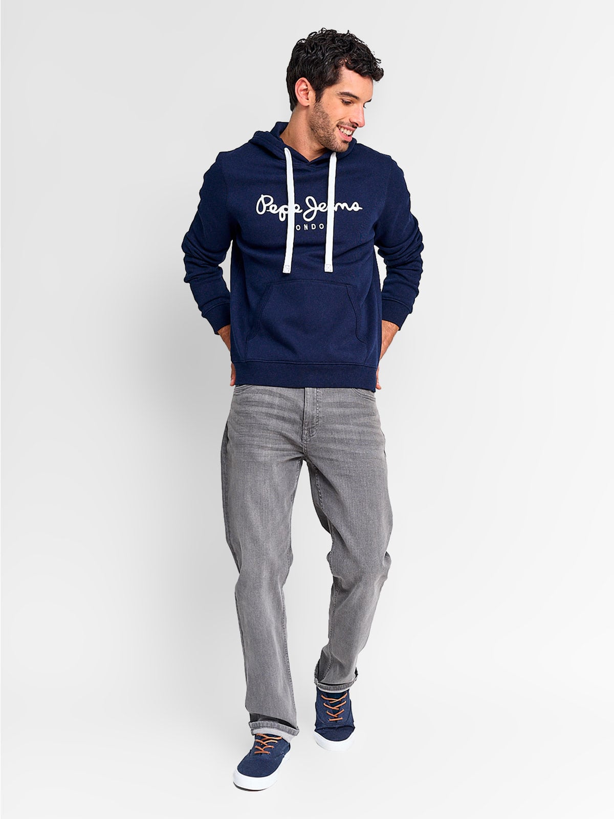 POLERÓN PEPE JEANS HOODIE BÁSICO - 4