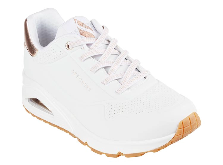 ZAPATILLAS MUJER SKECHERS BLANCO INVIERNO UNO 155196-WHT - 2