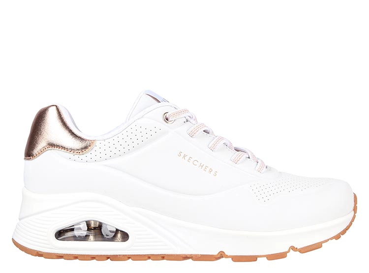 ZAPATILLAS MUJER SKECHERS BLANCO INVIERNO UNO 155196-WHT