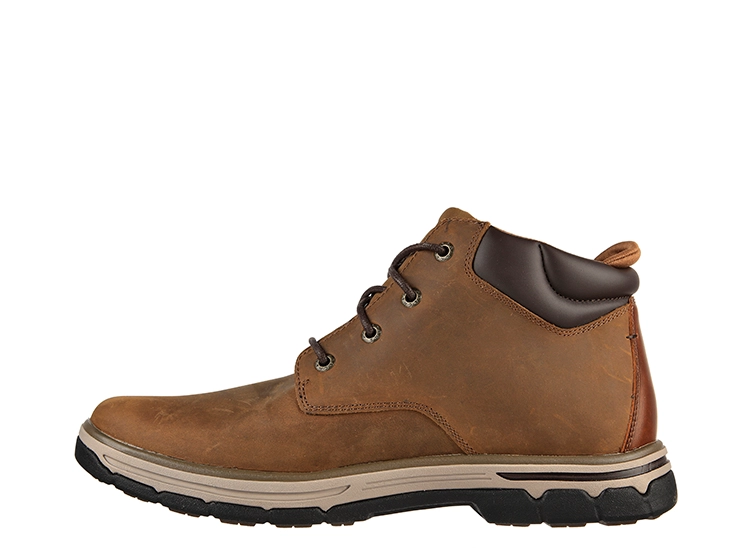 BOTINES CUERO HOMBRE SKECHERS CAFE SEGMENT 2.0 BROGDEN - 3