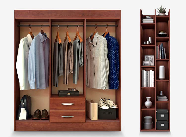 SET CIC CLOSET TRANCURA + LIBRERO SUCRE - 2