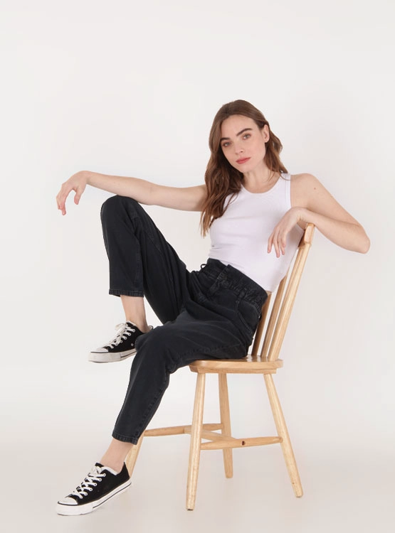 JEANS MUJER INDEX SLOUCHY - 1