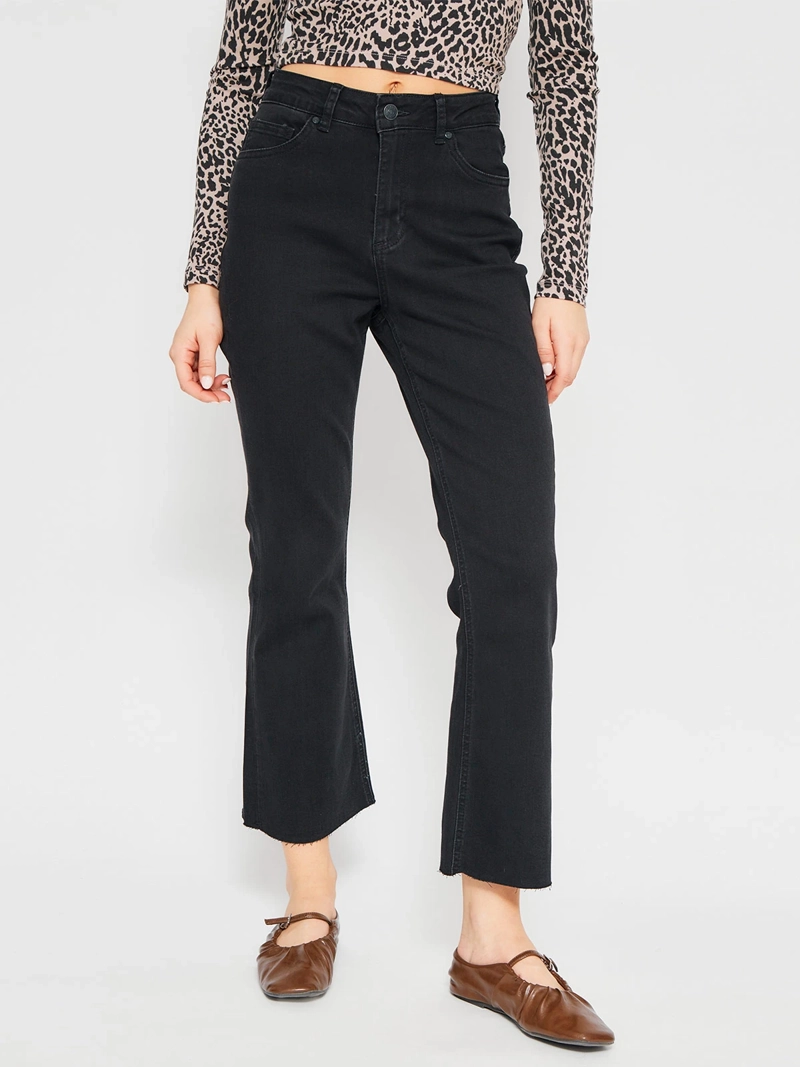 JEANS MUJER INDEX ALGODÓN FLARE TIRO MEDIO - 2