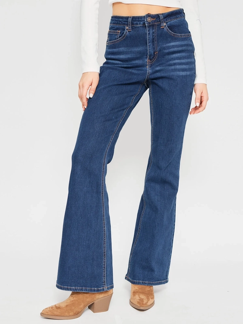 JEANS MUJER INDEX ALGODÓN FLARE BÁSICO - 2