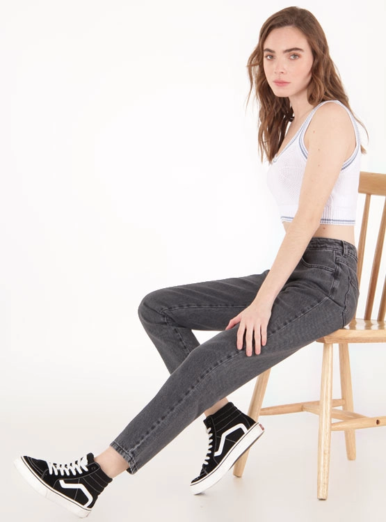 JEANS MUJER INDEX MOM - 1