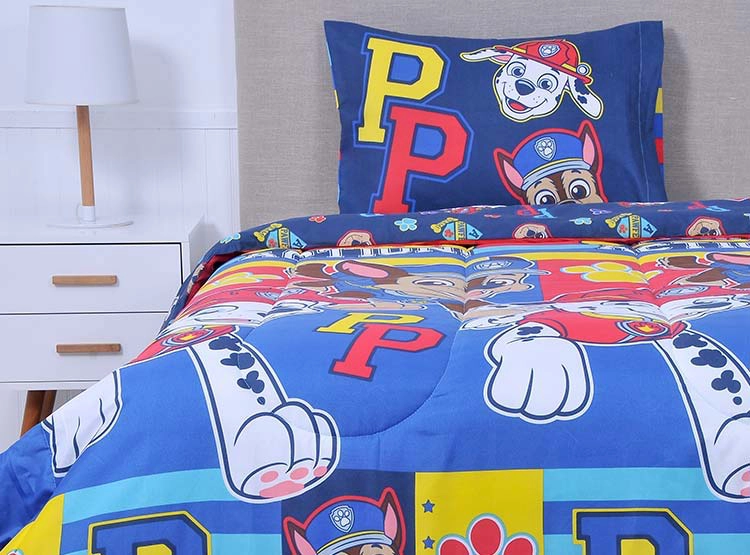 PLUMÓN PAW PATROL ACTION 1.5 PLAZAS AZUL ESTAMPADO - 1