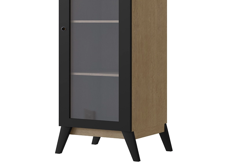 VITRINA BE DESIGN AMBER CAFE NEGRO 1P - 2