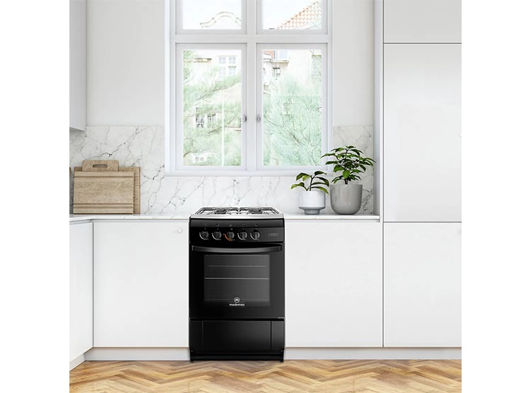 COCINA A GAS MADEMSA MV120 T 4 PLATOS NEGRO - 5