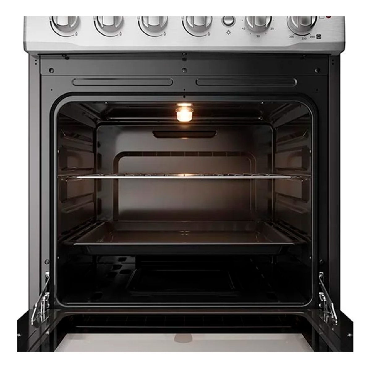 COCINA A GAS FENSA F2808 T 4 PLATOS GRILL GRIS - 5