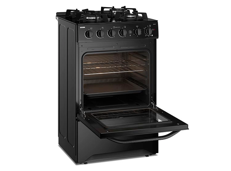 COCINA A GAS FENSA F3000 BT 4 PLATOS GRILL NEGRO - 3