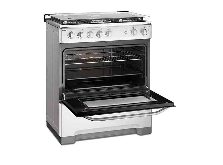 COCINA A GAS FENSA F5500 T 5 PLATOS GRILL GRIS - 3