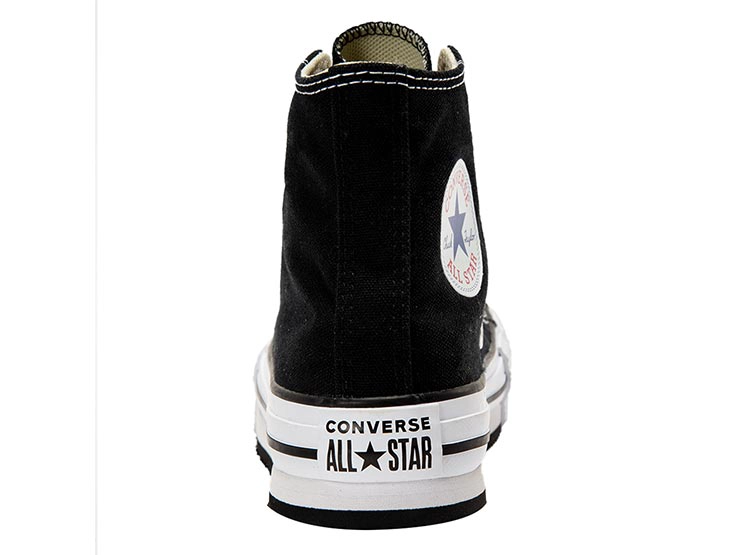 ZAPATILLAS UNISEX CONVERSE URBANAS NEGRO CHUCK TAYLOR ALL STAR EVA LIFT - 4