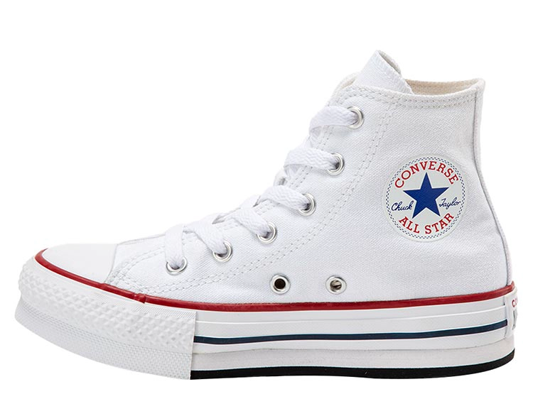 ZAPATILLAS UNISEX CONVERSE URBANAS BLANCO CHUCK TAYLOR ALL STAR EVA LIFT - 3