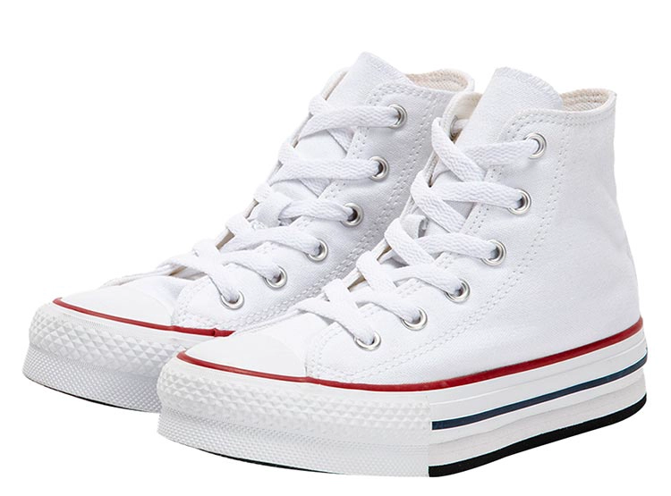 ZAPATILLAS UNISEX CONVERSE URBANAS BLANCO CHUCK TAYLOR ALL STAR EVA LIFT - 2