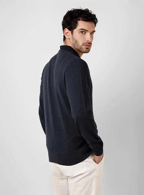 SWEATER REGATTA BÁSICO CUELLO EN V - 2