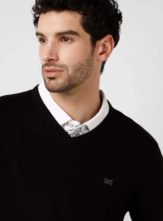 SWEATER REGATTA BÁSICO CUELLO EN V - 3