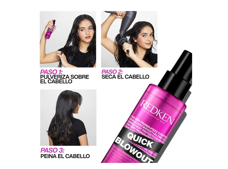 TRATAMIENTO CAPILAR REDKEN SPRAY PROTECTOR TÉRMICO SECADO RÁPIDO QUICK BLOW OUT 125 ML - 5