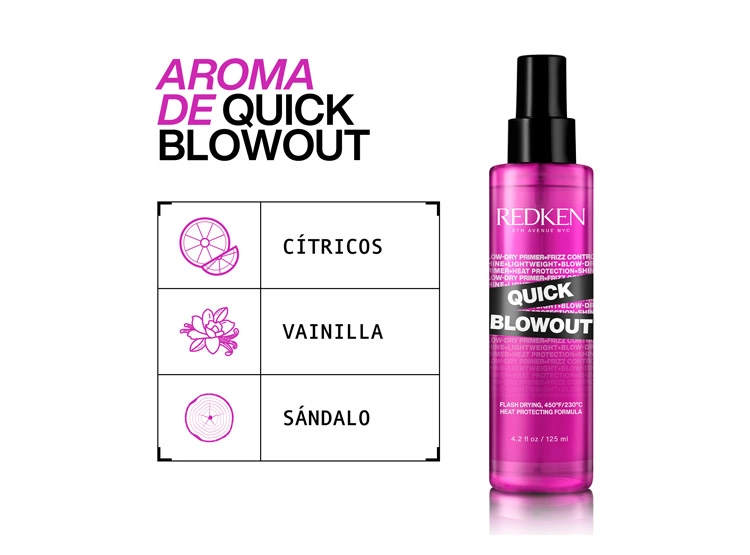 TRATAMIENTO CAPILAR REDKEN SPRAY PROTECTOR TÉRMICO SECADO RÁPIDO QUICK BLOW OUT 125 ML - 6