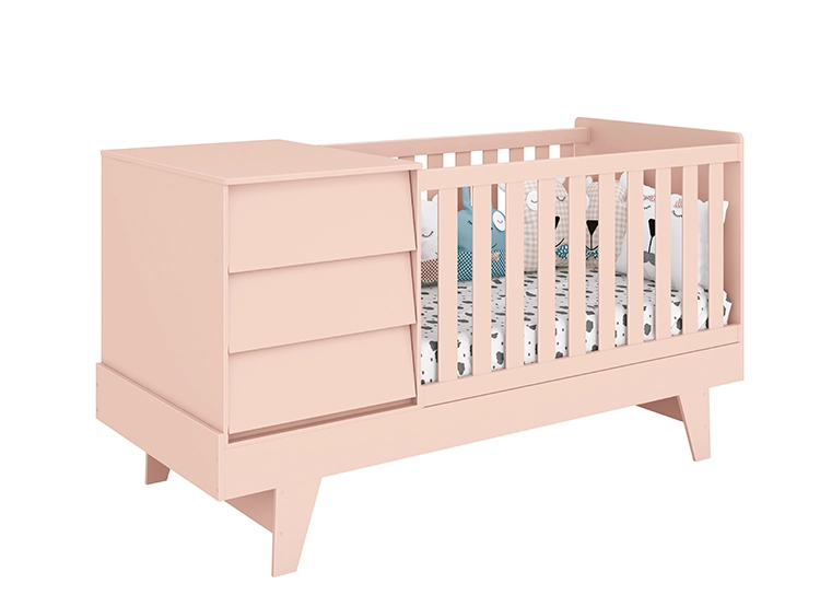 CAMA TRANSICION KIDSCOOL 3 EN 1 NOAH 20040 ROSADO - 1
