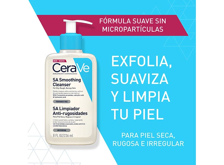 LIMPIADOR FACIAL CERAVE SMOOTHING CLEANSER 473 ML - 2