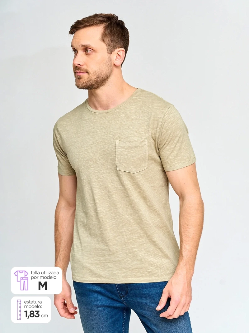 POLERA HOMBRE MARQUIS CON BOLSILLO - 1