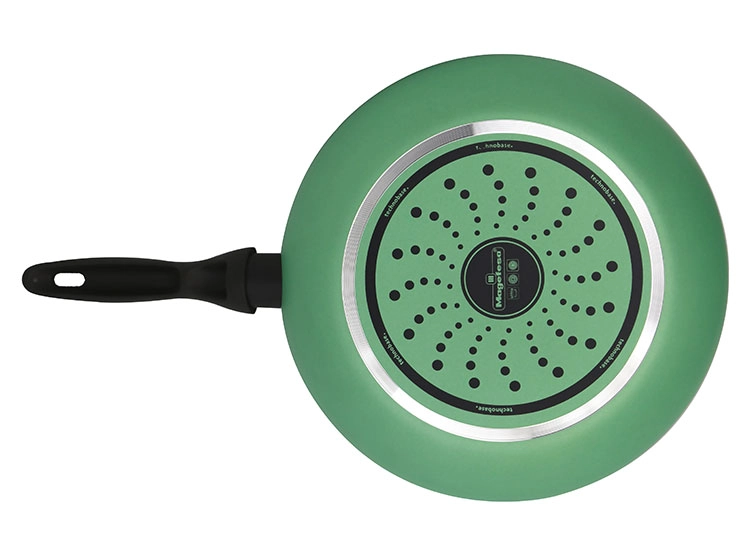 WOK MAGEFESA FORZA 28 CM ALUMINIO VERDE MENTA - 5