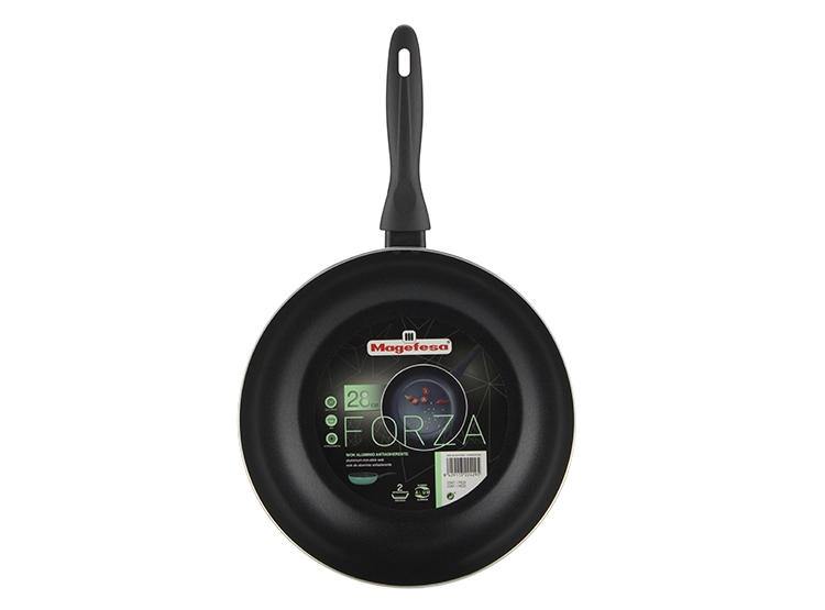 WOK MAGEFESA FORZA 28 CM ALUMINIO VERDE MENTA - 7