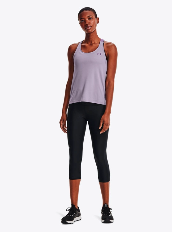 CALZA MUJER UNDER ARMOUR HEATGEAR® ARMOUR NO-SLIP WAISTBAND CAPRIS 1365334-001 - 1