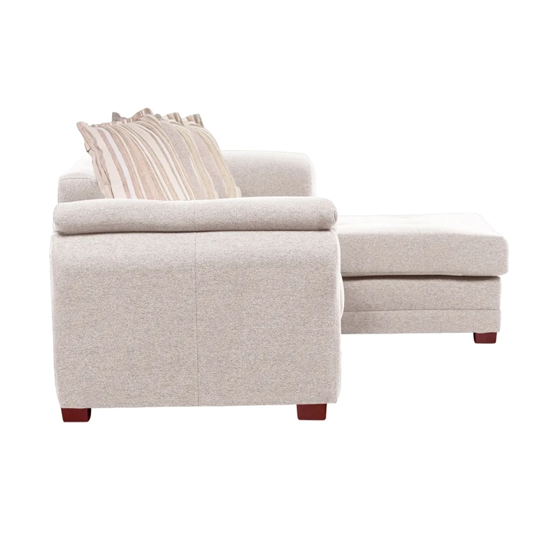 SOFÁ SECCIONAL LIVING FACTORY MUSTANG DERECHO 5 CUERPOS LINO - 5