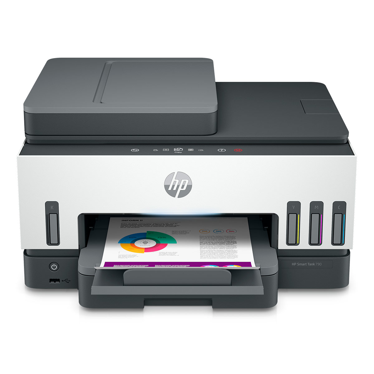 IMPRESORA MULTIFUNCIONAL HP SMART TANK 790 WIFI DUPLEX ADF - 2