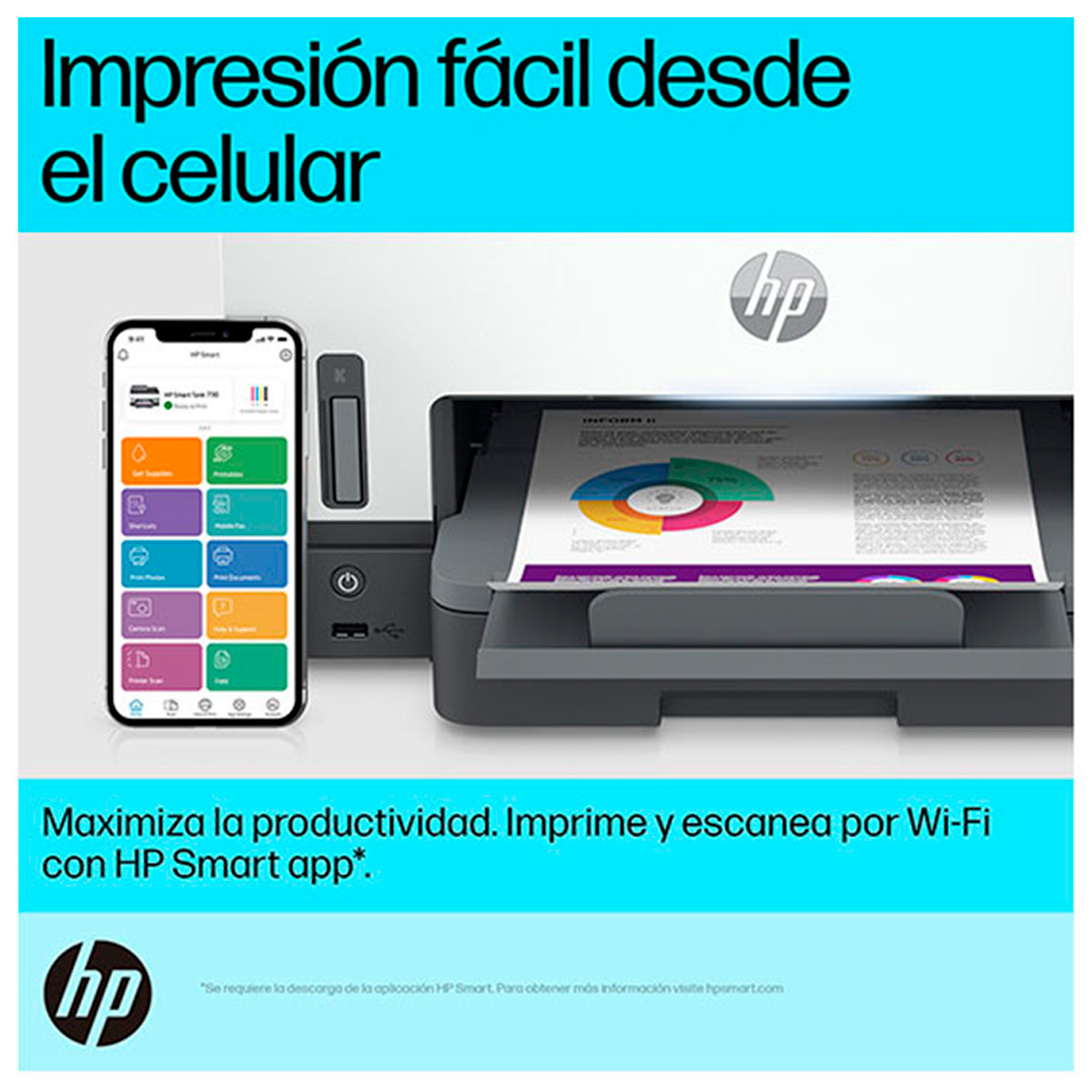 IMPRESORA MULTIFUNCIONAL HP SMART TANK 790 WIFI DUPLEX ADF - 9