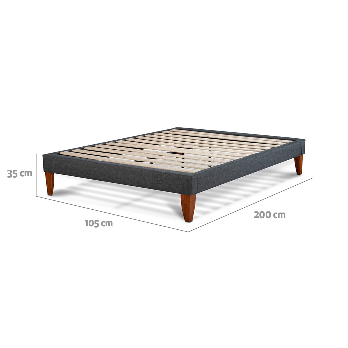 BASE CAMA CIC EUROPEA CURVE 1.5 PLAZAS - 8