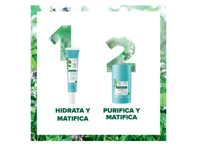LIMPIADOR FACIAL KLORANE GEL PURIFICANTE MENTA ACUÁTICA BIO 40 ML - 4