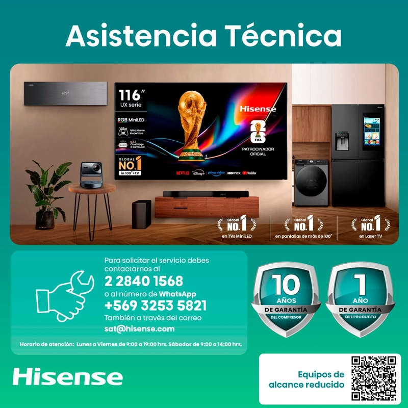 REFRIGERADOR SIDE BY SIDE HISENSE RC-70WS 535L NO FROST ACERO - 12