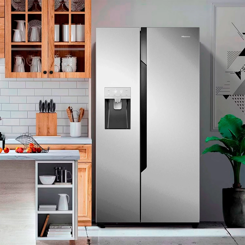 REFRIGERADOR SIDE BY SIDE HISENSE RC-70WS 535L NO FROST ACERO - 5