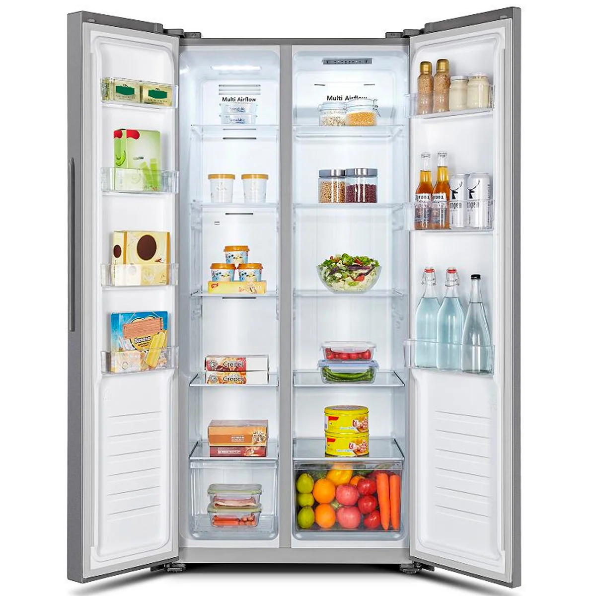 REFRIGERADOR SIDE BY SIDE HISENSE RC-56WS 428L NO FROST ACERO - 3