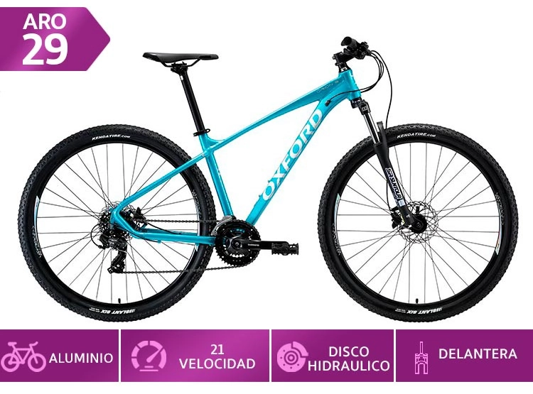 MOUNTAIN BIKE OXFORD ORION 5 21V TALLA M CELESTE ARO 29 - 1