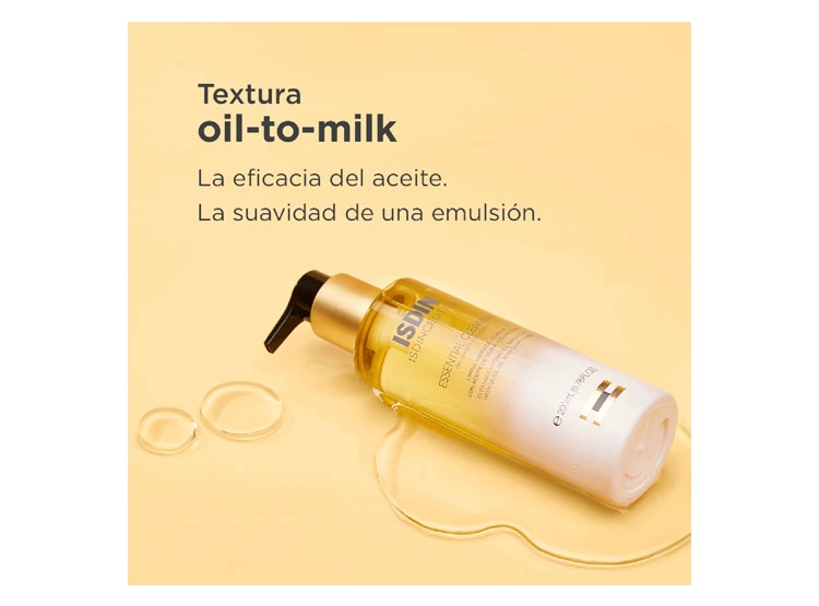 LIMPIADOR FACIAL ISDIN ACEITE OIL TO MILK ESSENTIAL CLEANSING 200 ML - 2