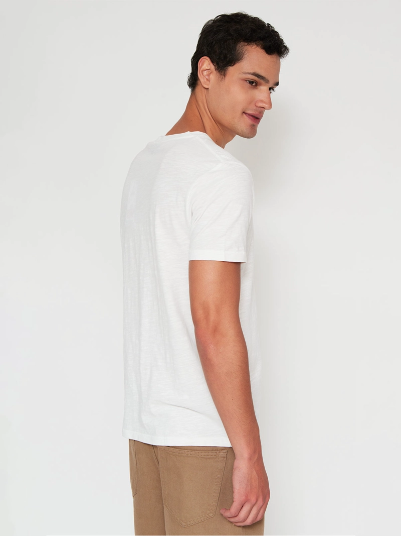 POLERA HOMBRE ROBERT LEWIS ALGODÓN CUELLO REDONDO MANGA CORTA - 2