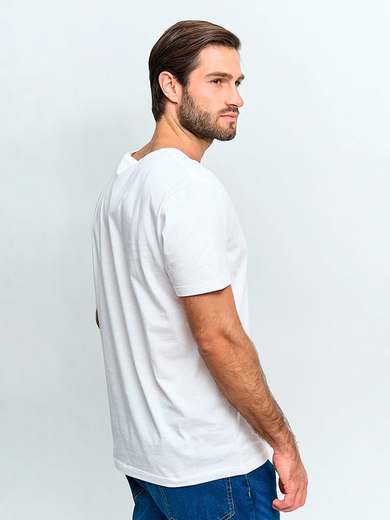 POLERA HOMBRE BARBADOS MANGA CORTA CUELLO V - 2
