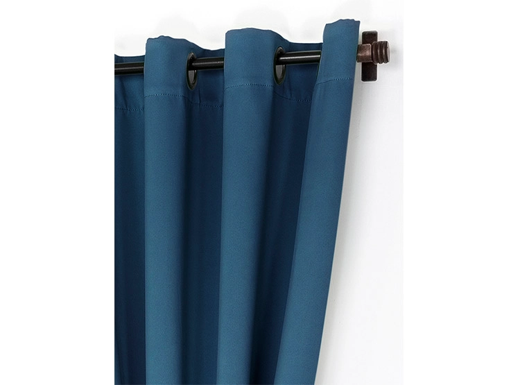 SET CORTINA DORAL VICTORIA BLACKOUT TEJIDO AZUL - 3