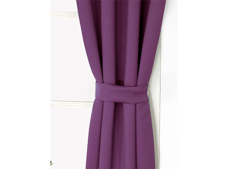 SET CORTINA DORAL VICTORIA BLACKOUT TEJIDO LILA - 2