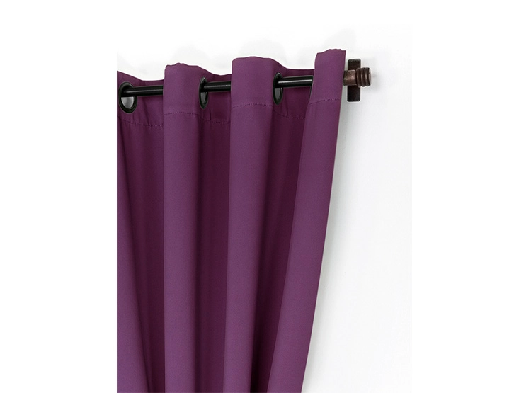 SET CORTINA DORAL VICTORIA BLACKOUT TEJIDO LILA - 3